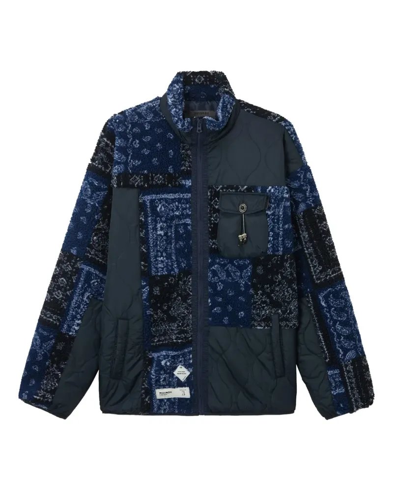 Musium Div. patchwork quilted jacket - Blau Blau