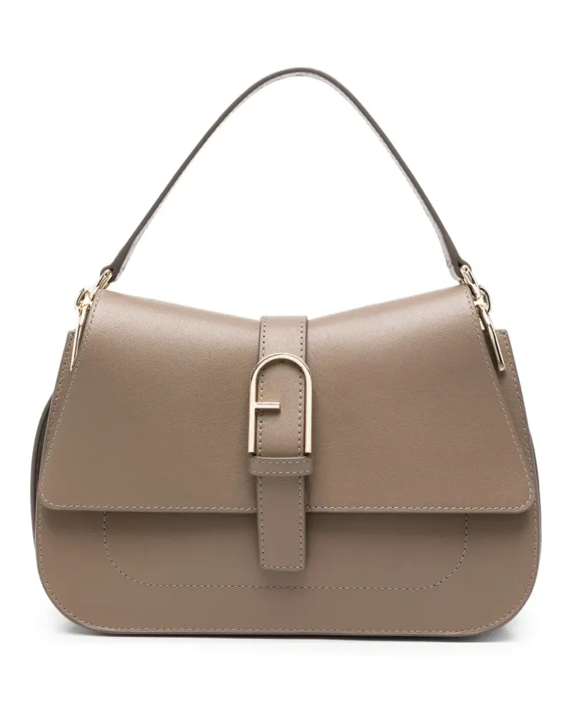 Furla Schultertasche mit Schnallendetail - Nude Nude