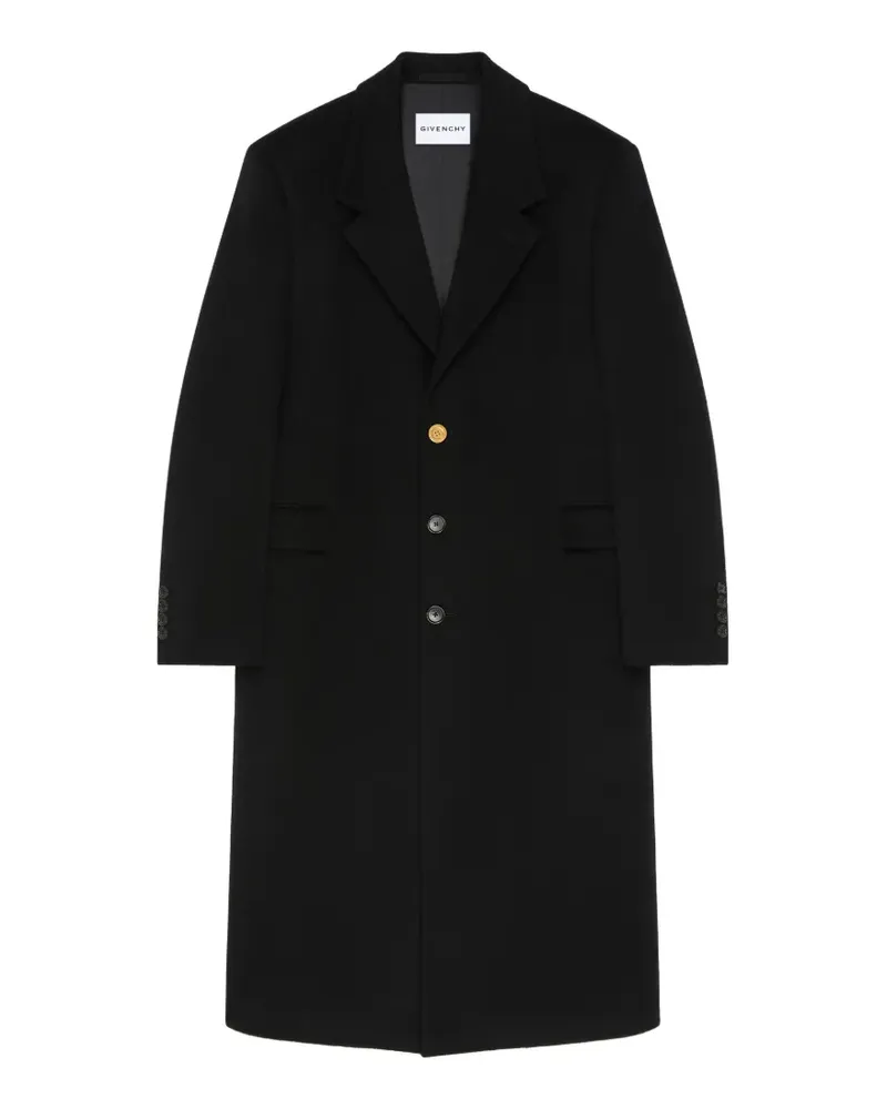 Givenchy Mantel aus Wolle und Kaschmir - Schwarz Schwarz