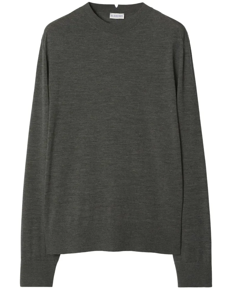Burberry Pullover mit rundem Ausschnitt - Grau Grau