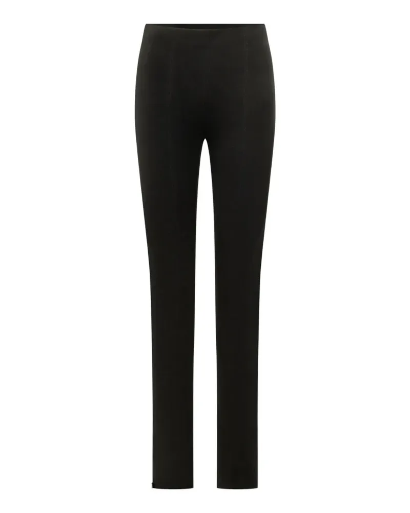 MSGM Hose mit dekorativer Naht - Schwarz Schwarz