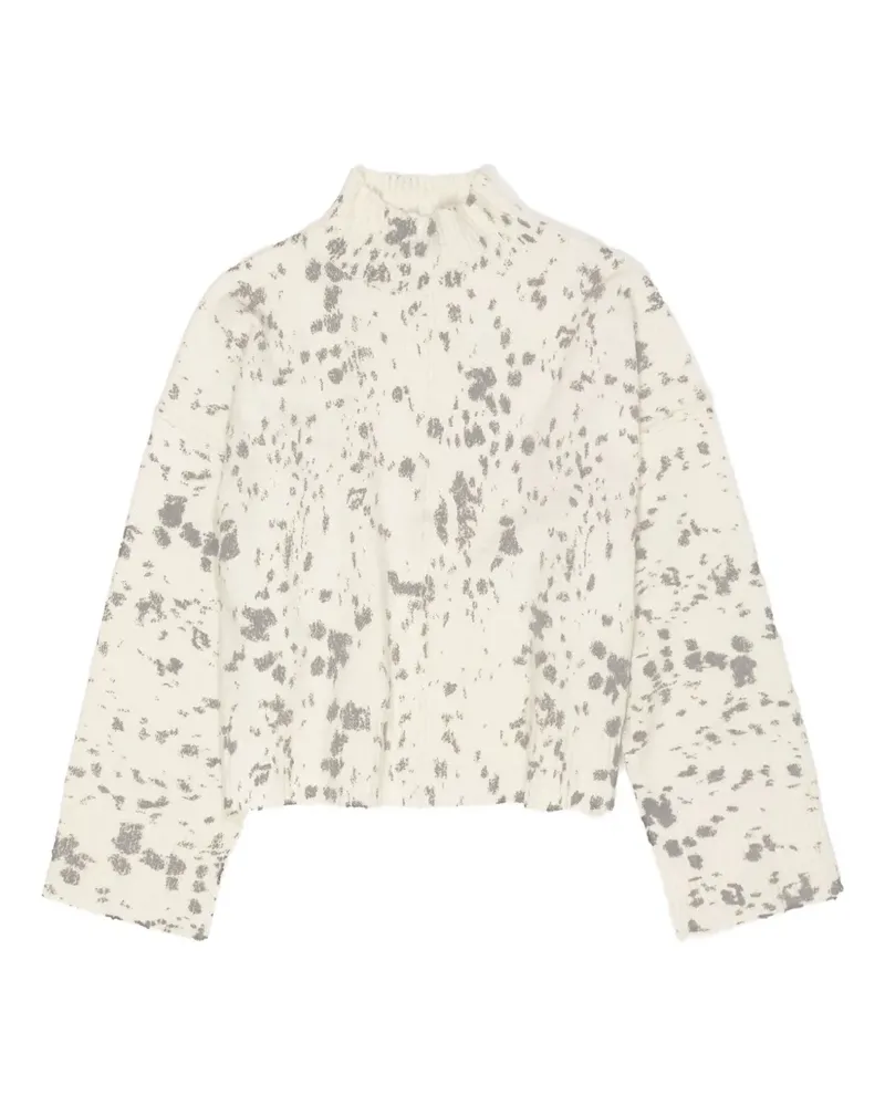 BIMBA Y LOLA Melierter Rollkragenpullover - Nude Nude