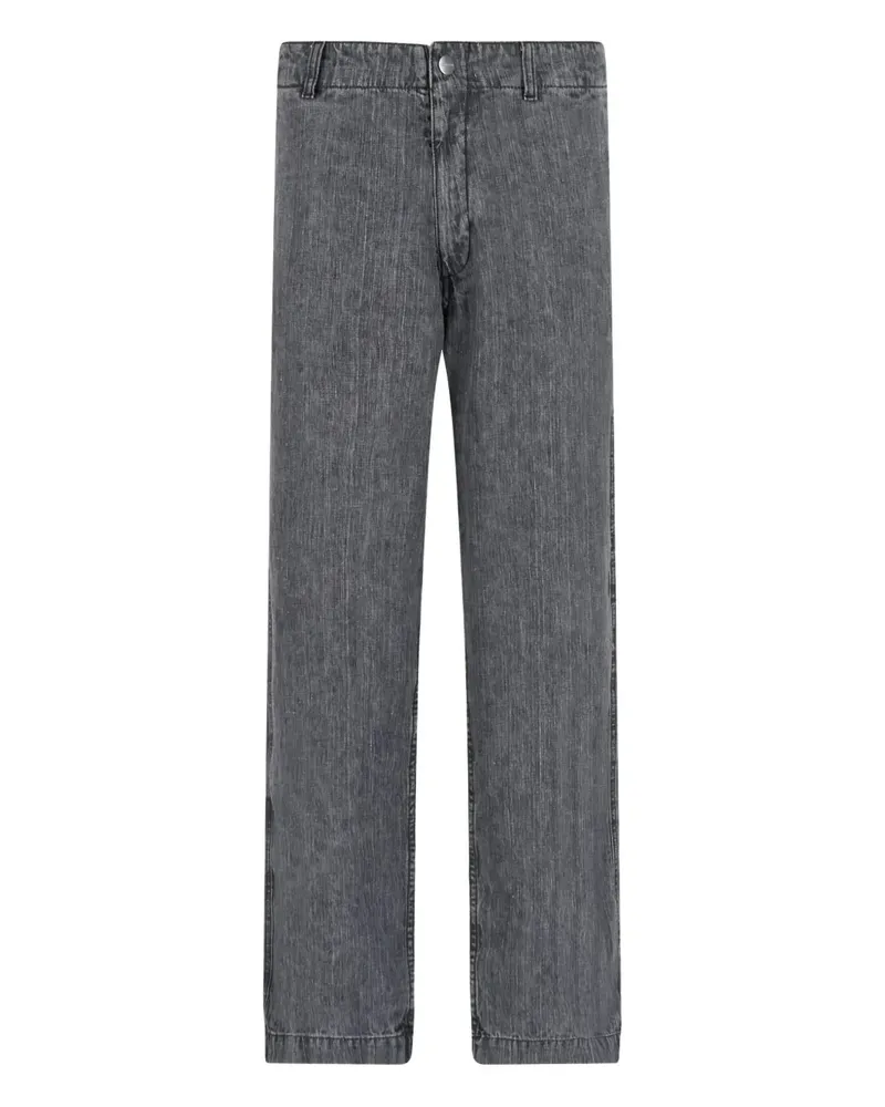 Giorgio Armani linen jeans - Grau Grau