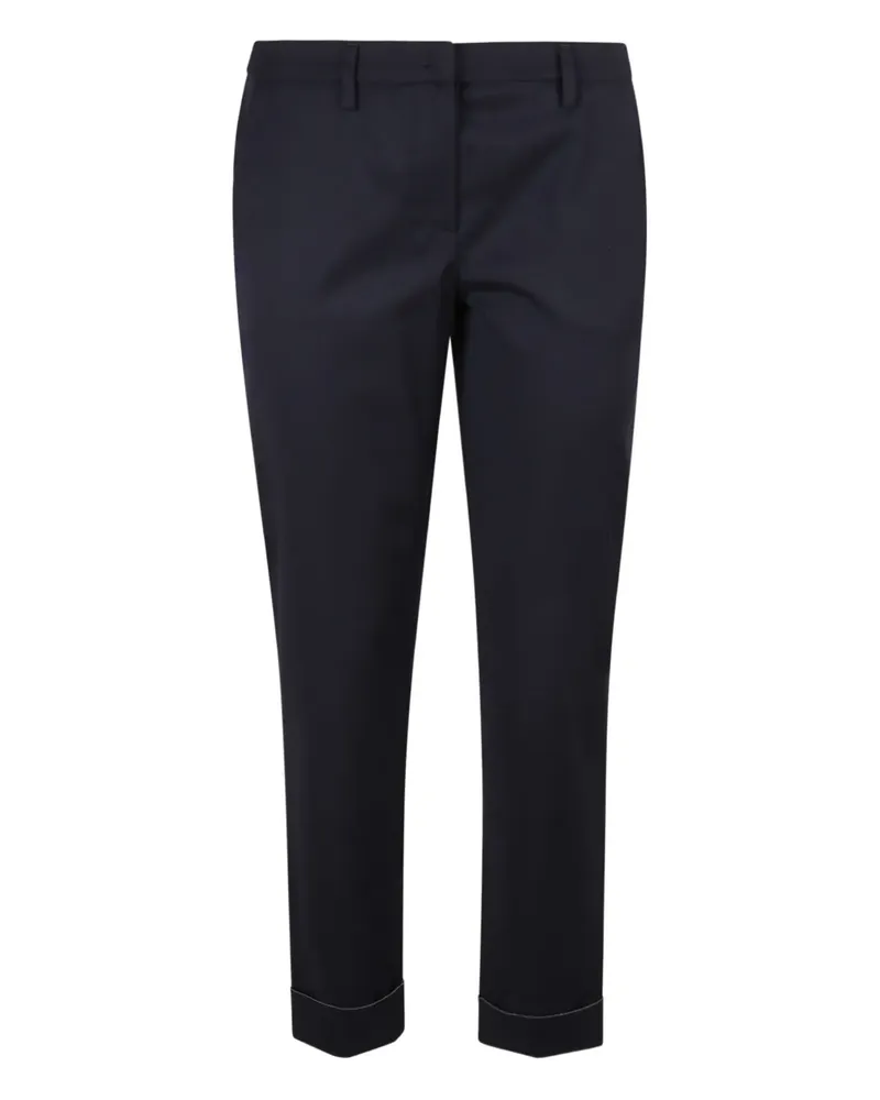 Fabiana Filippi Hose mit Umschlag - Blau Blau