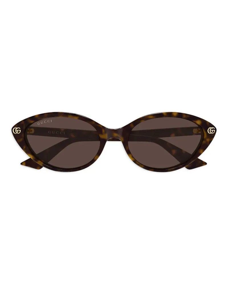 Gucci Double G cat-eye sunglasses - Braun Braun
