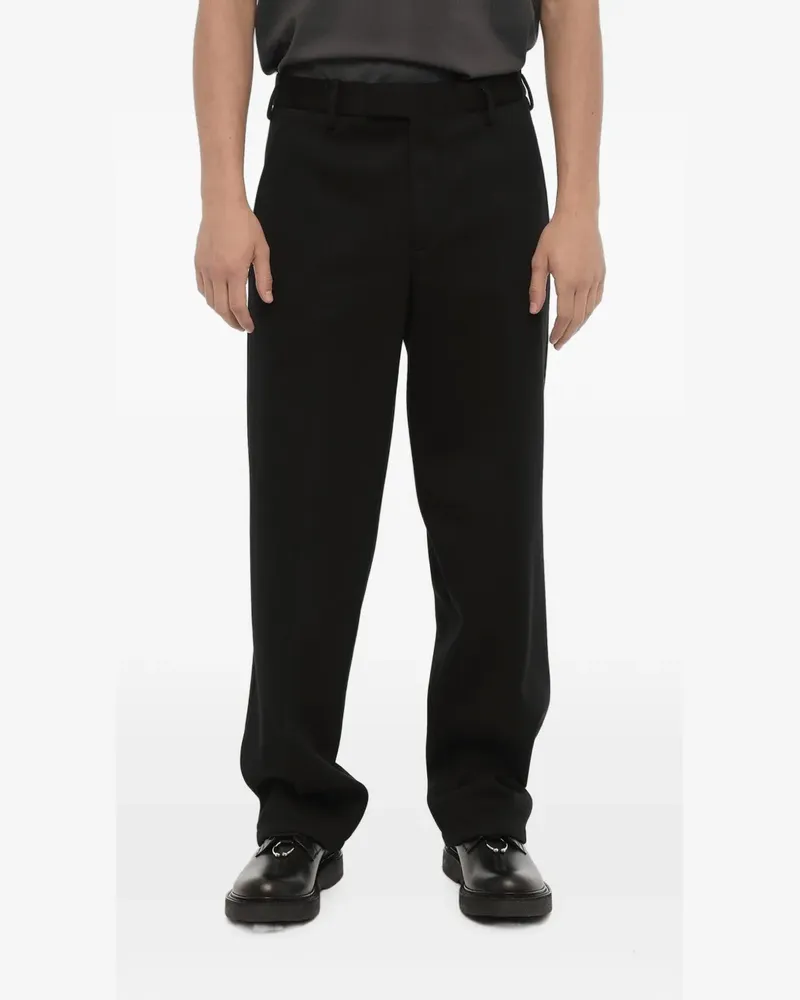Neil Barrett concealed-fastening tailored trousers - Schwarz Schwarz