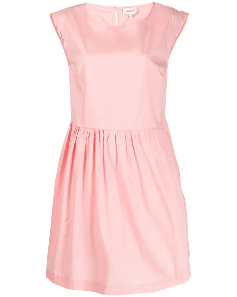 Woolrich Kleid mit kurzen Ärmeln - Rosa Rosa