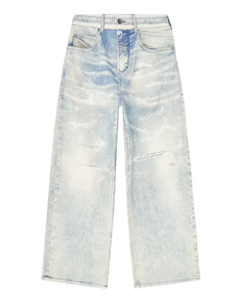 Diesel relaxed regular waist 2097 D-Enim-M Joggjeans® - Blau Blau