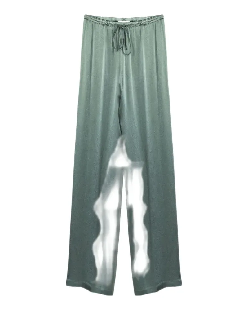 Semicouture elasticated drawstring trousers - Grün Grün