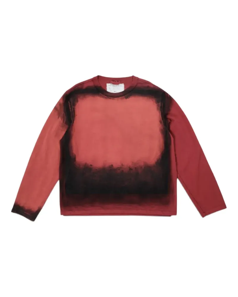 Camiel Fortgens Gemaltes Langarmshirt - Rot Rot