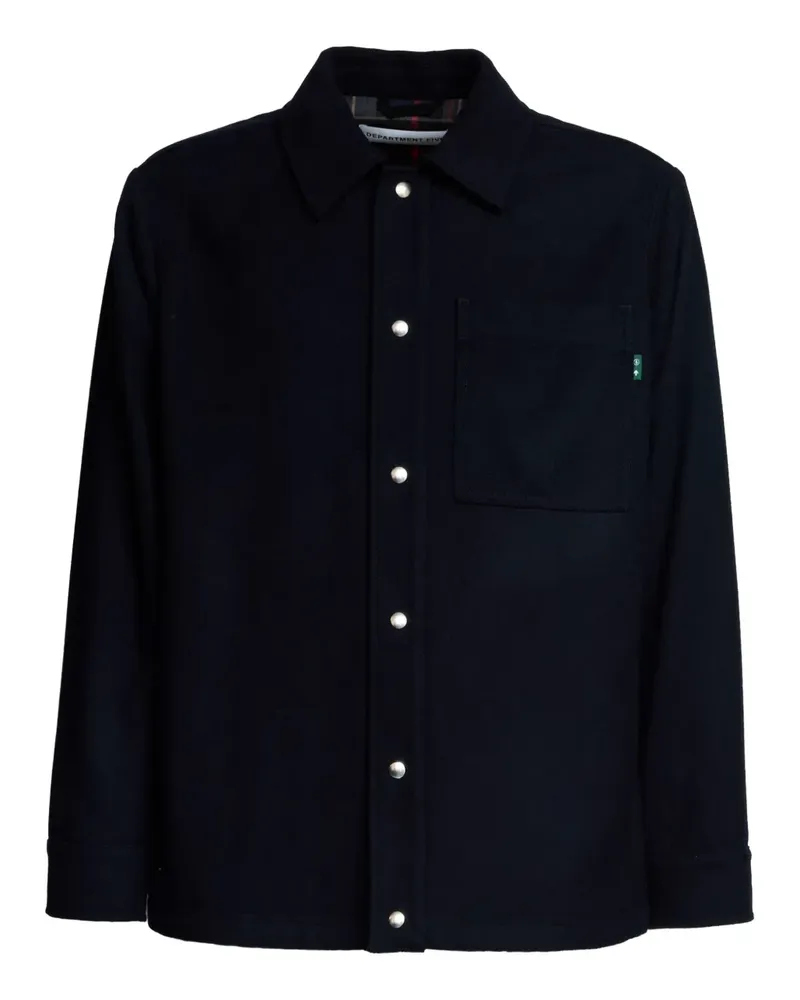 Department 5 Aviv Hemdjacke - Blau Blau