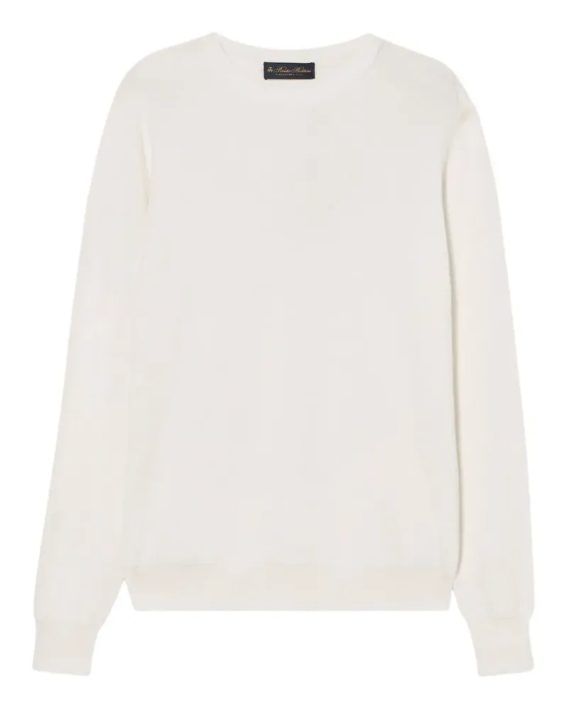 Brooks Brothers Sweatshirt aus Jersey - Weiß Weiß