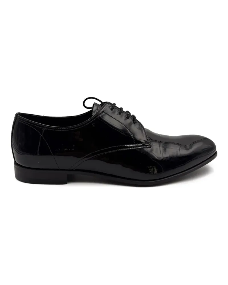 Prada leather Derby shoes - Schwarz Schwarz