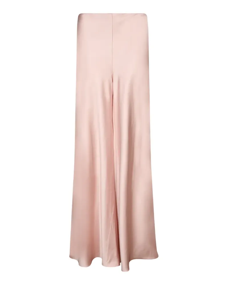 Norma Kamali satin palazzo pants - Rosa Rosa