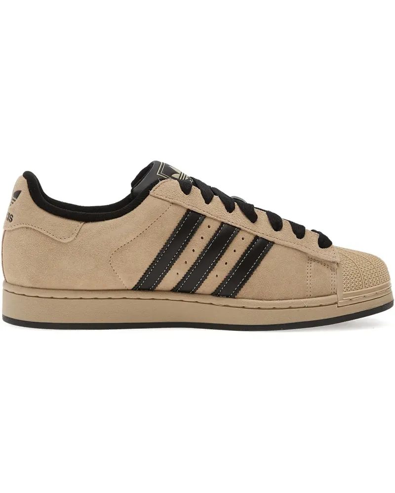 adidas Superstar II three-stripe sneakers - Nude Nude