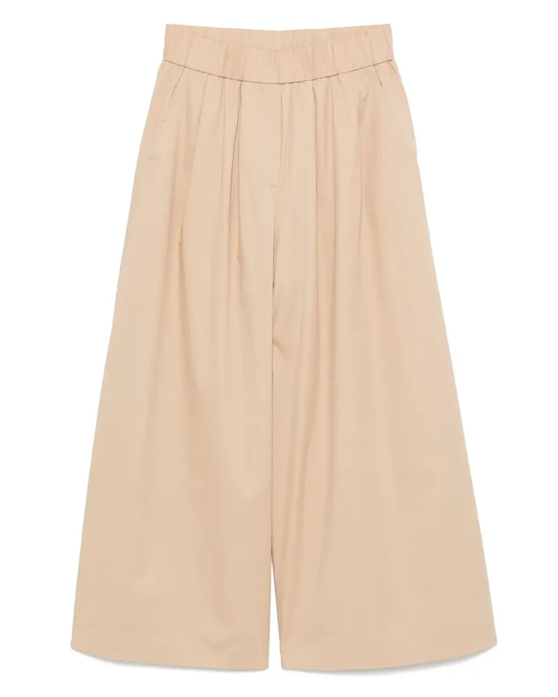 Peserico Hose mit weitem Bein - Nude Nude