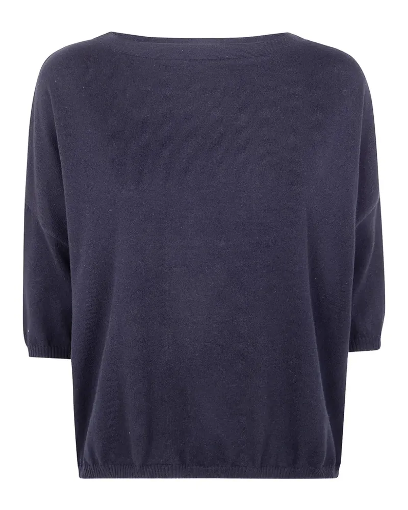 MA'RY'YA fine-knit sweater - Blau Blau