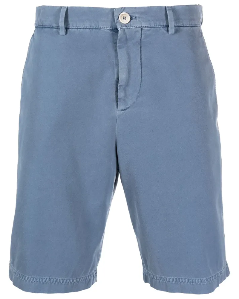 Brunello Cucinelli Halbhohe Shorts - Blau Blau