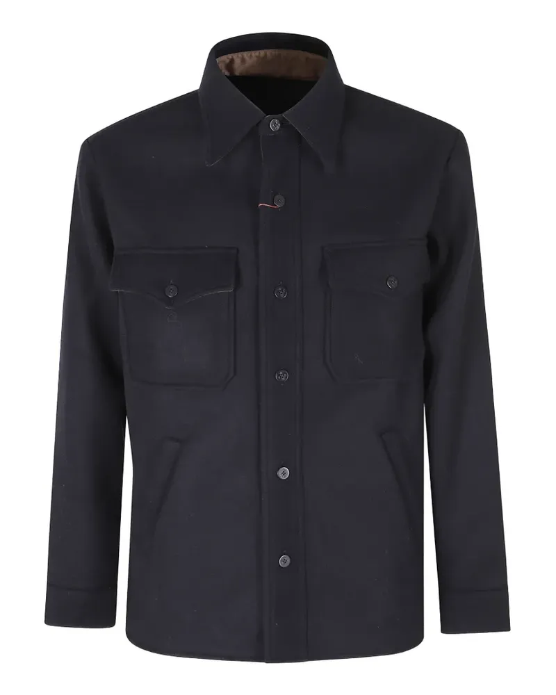 Fortela Ringo Hemdjacke mit Knöpfen - Blau Blau