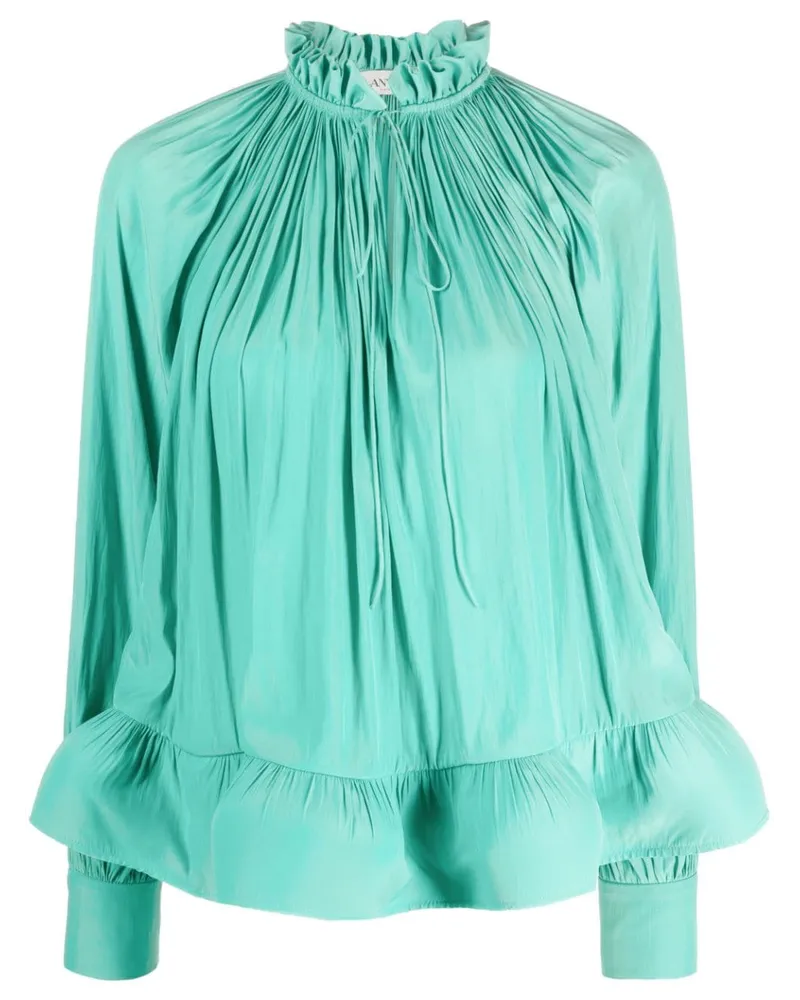 Lanvin Geraffte Bluse - Grün Grün