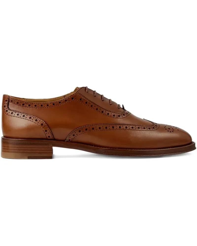 Ralph Lauren Layton Derby-Schuhe mit Budapester - Braun Braun