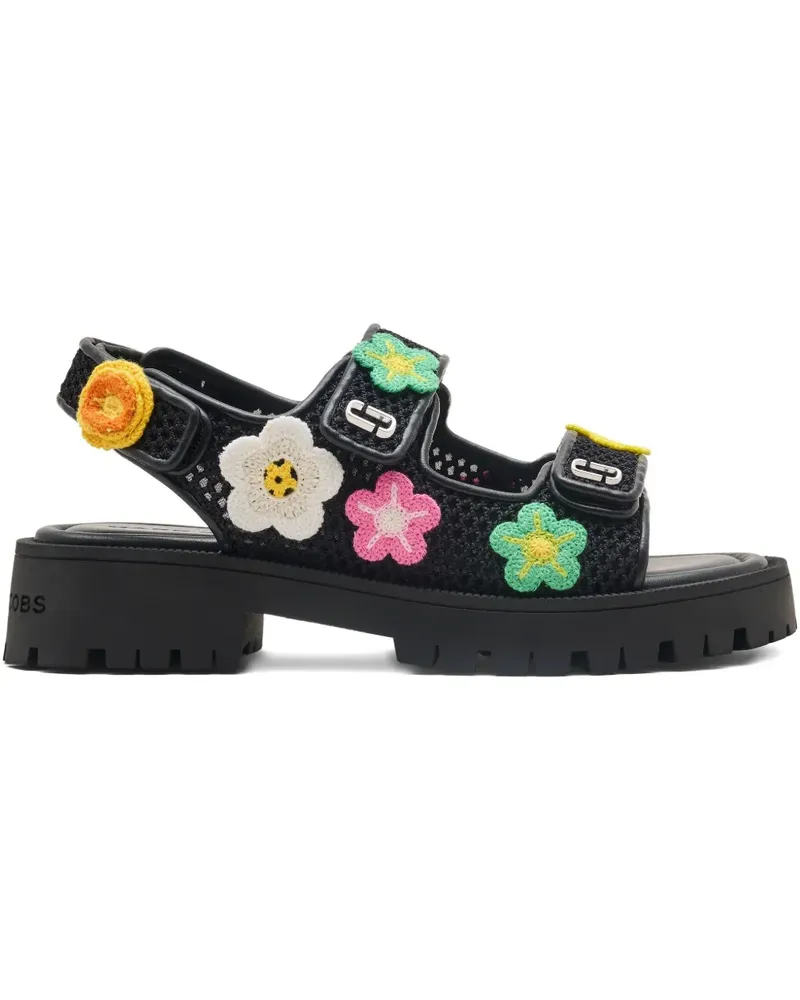 Marc Jacobs The Daisy Crochet Sandalen - Schwarz Schwarz
