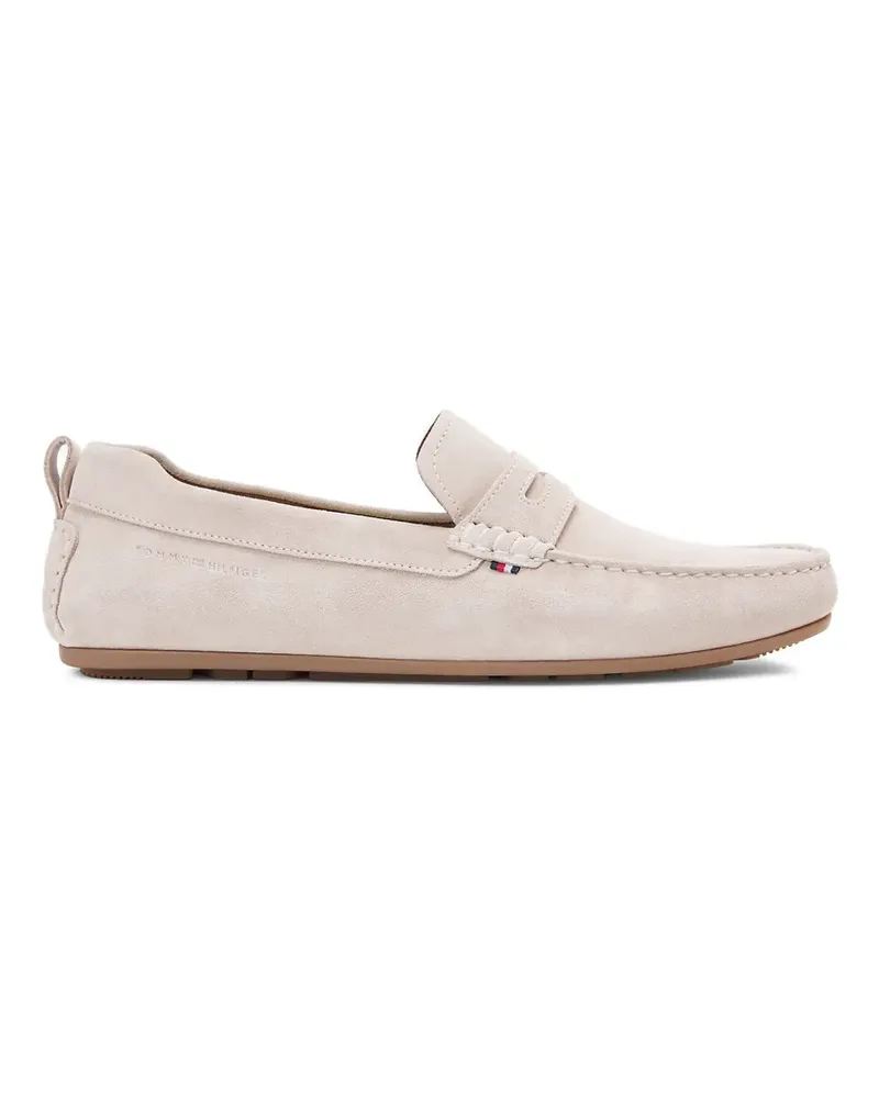 Tommy Hilfiger Penny-Loafer aus Wildleder - Nude Nude