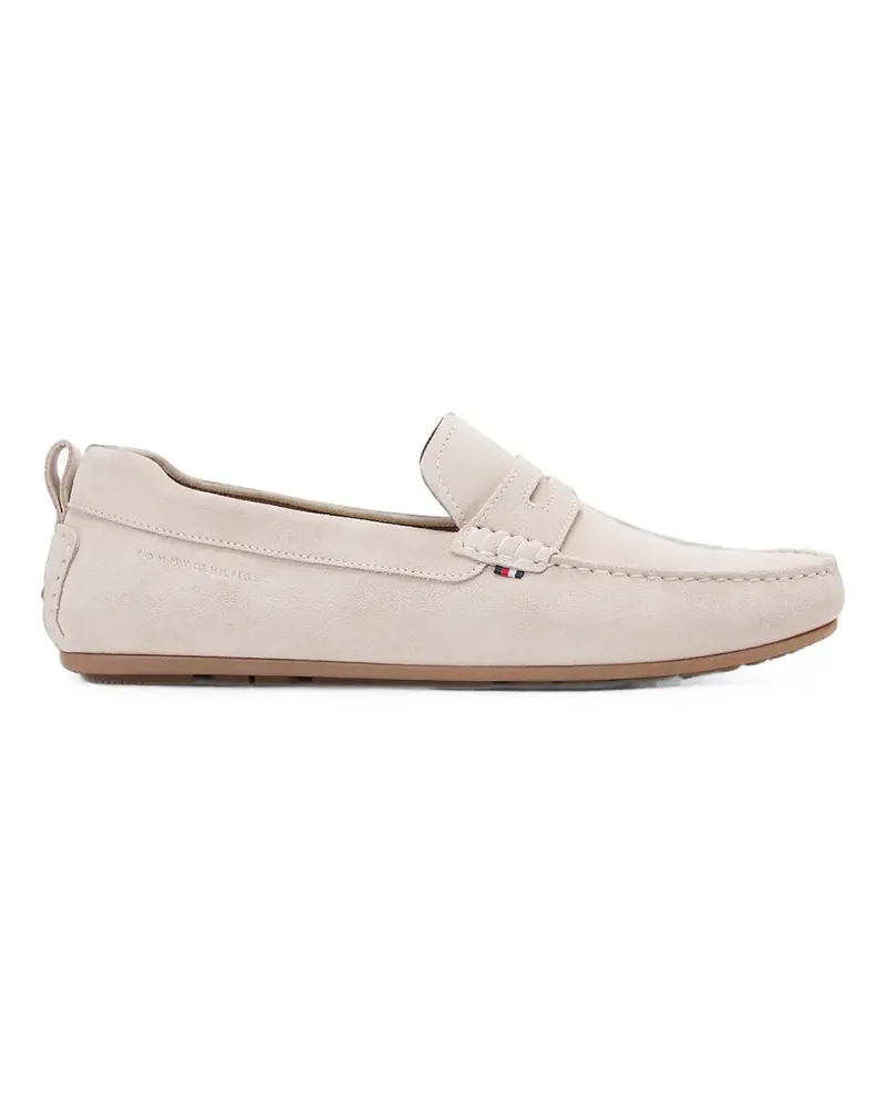 Tommy Hilfiger suede penny loafers - Nude Nude