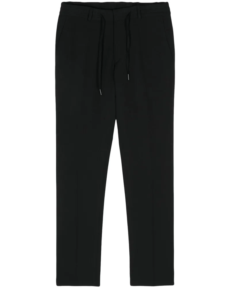 Karl Lagerfeld Hose mit Tapered-Bein - Schwarz Schwarz