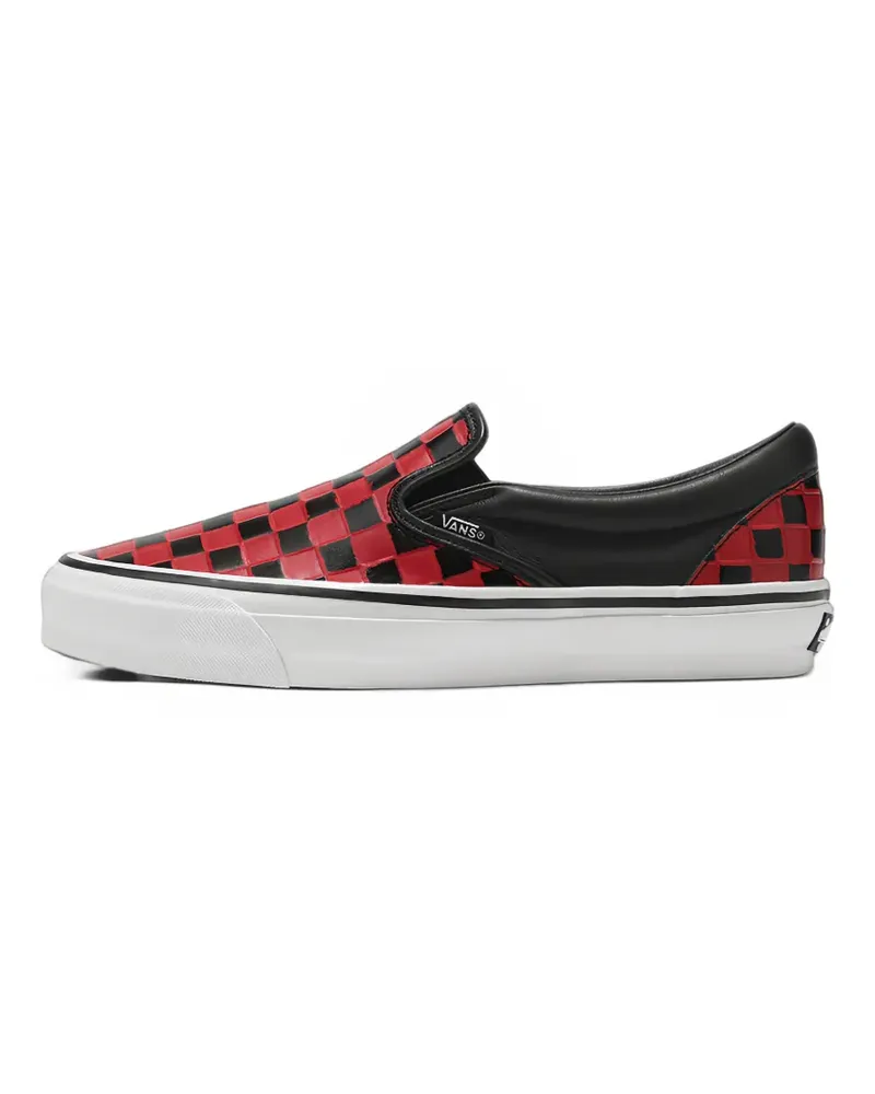 Vans Classic Slip-On 98 Vibram checkerboard sneakers - Rot Rot