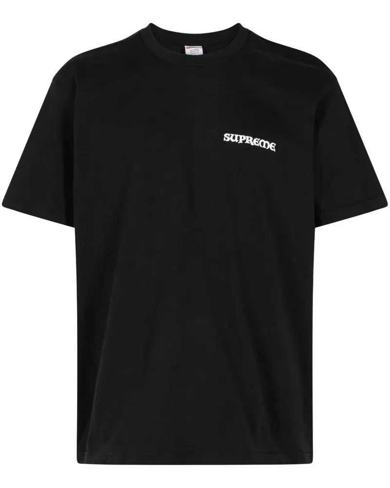 Supreme Being Worship T-Shirt aus Baumwolle - Schwarz Schwarz