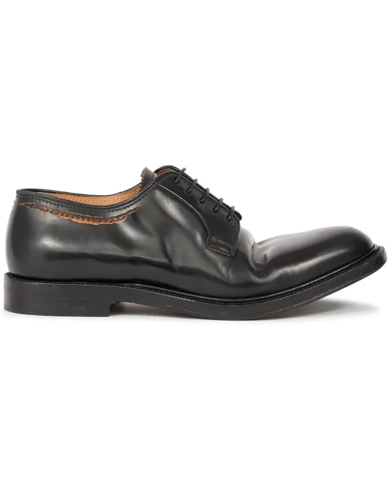 Maison Margiela Cut Schnürstiefel - Schwarz Schwarz