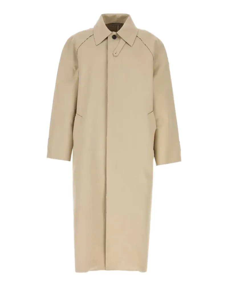 Balenciaga Trenchcoat mit ungesäumten Kanten - Nude Nude