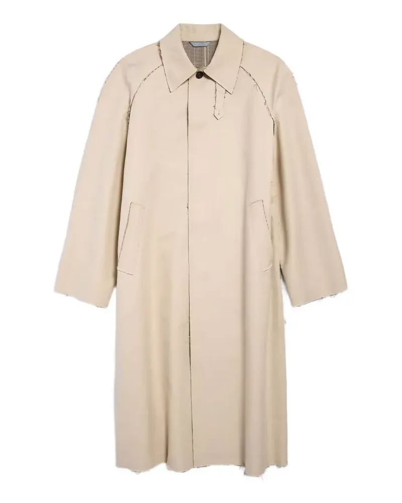 Balenciaga Trenchcoat mit ungesäumten Kanten - Nude Nude