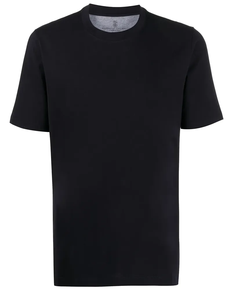 Brunello Cucinelli Klassisches T-Shirt - Blau Blau