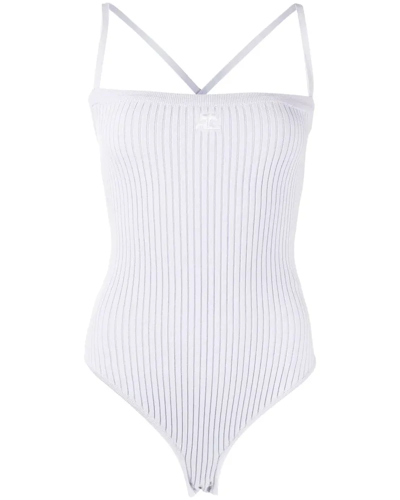 Courrèges Klassisches Top - Violett Violett