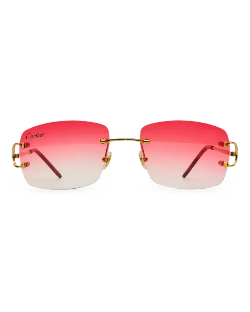 Cartier C motif sunglasses - Gold Gold