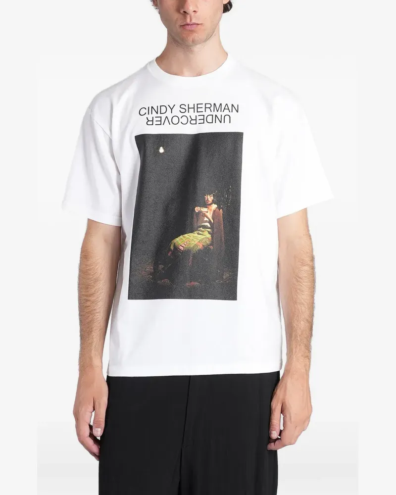 Undercover Cindy Sherman T-Shirt mit Print - Weiß Weiß