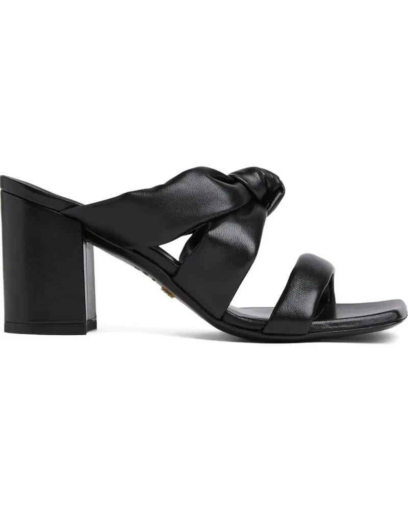 Stuart Weitzman Playa Mules 75mm - Schwarz Schwarz