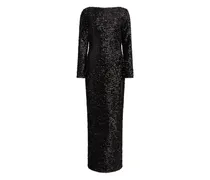 Reta Abendkleid mit Pailletten - Schwarz
