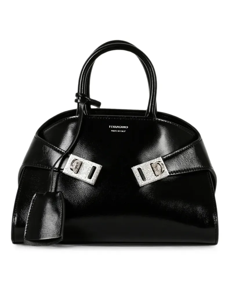 Ferragamo Hug leather tote bag - Schwarz Schwarz