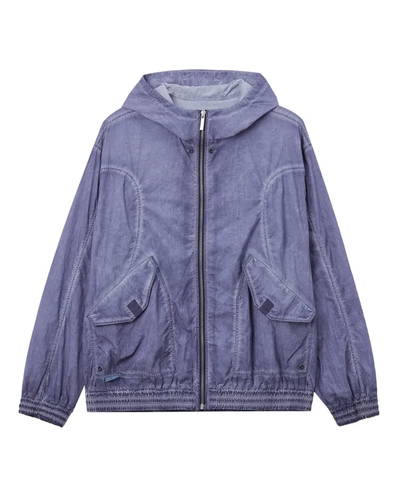 Izzue Kapuzenjacke mit Reißverschluss - Violett Violett