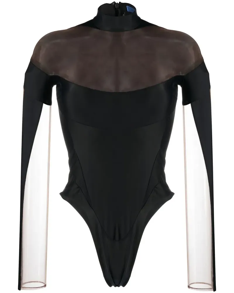 Thierry Mugler Sheer-Body - Schwarz Schwarz