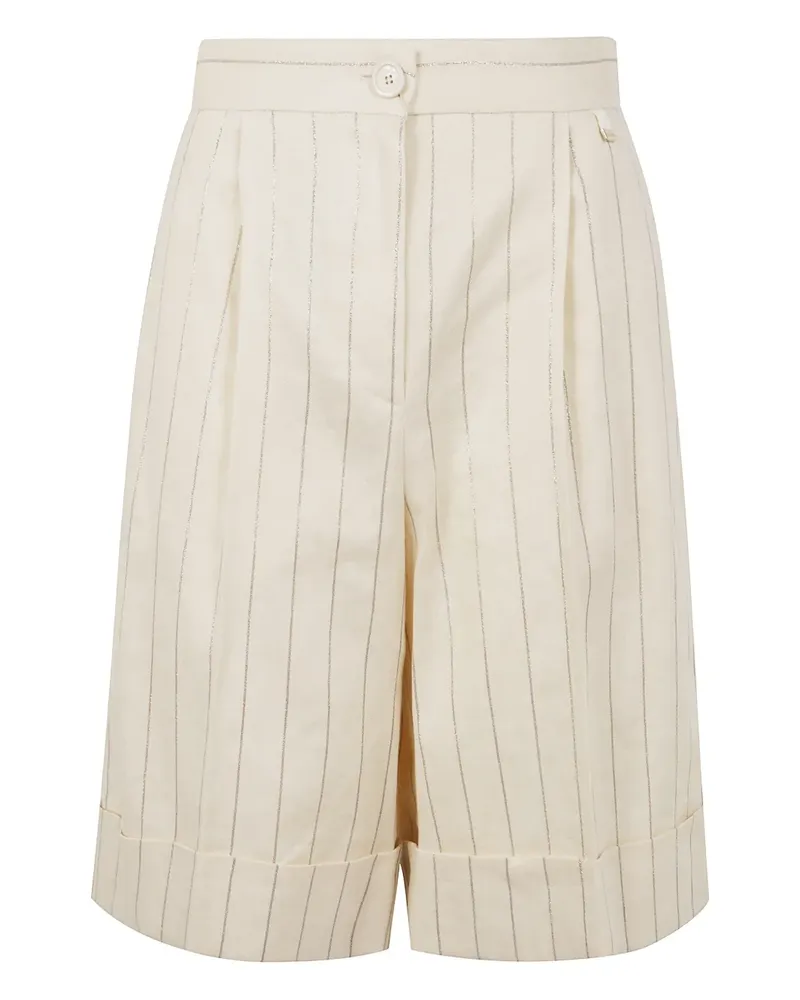 Herno Short aus Leinen und Baumwolle - Nude Nude