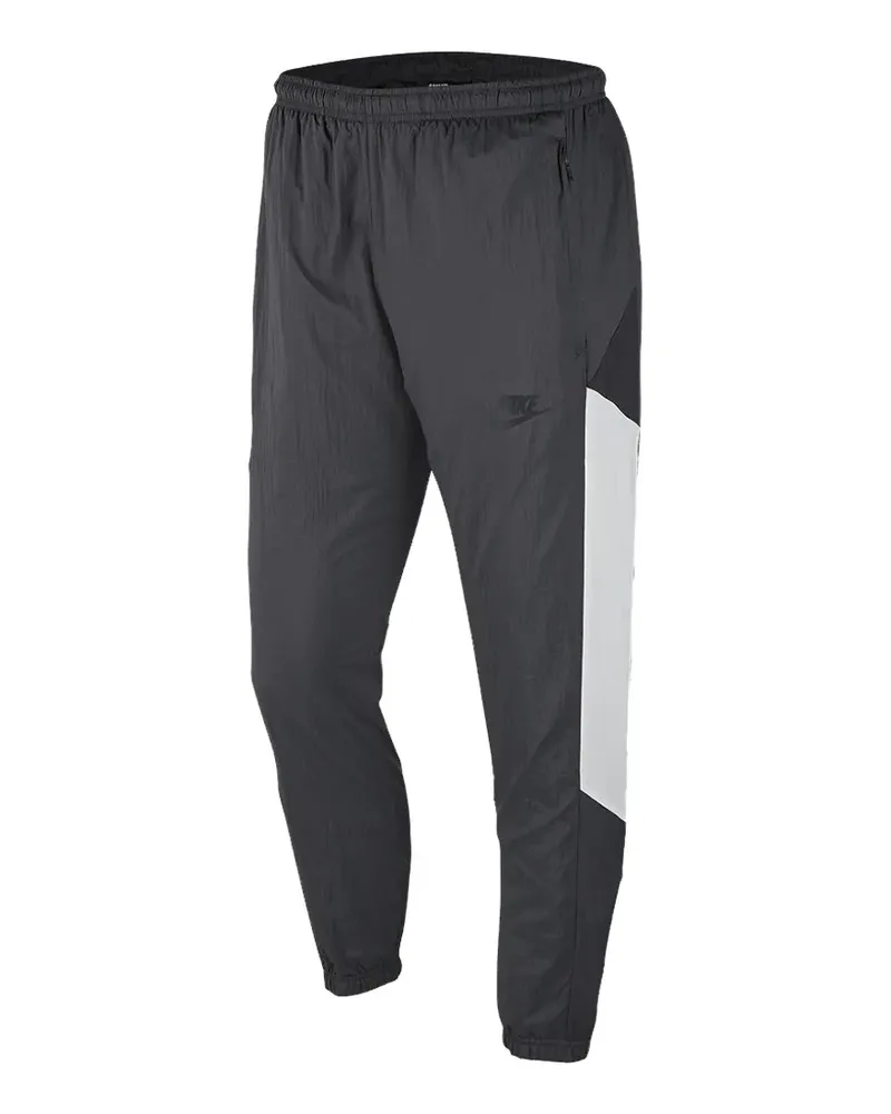 Nike logo-print colour-block track pants - Grau Grau