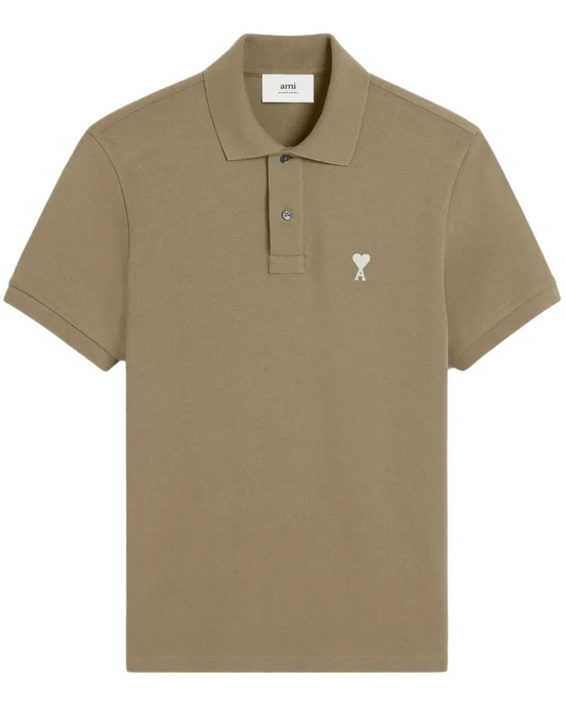 AMI Paris Ami de Coeur Poloshirt - Grün Grün
