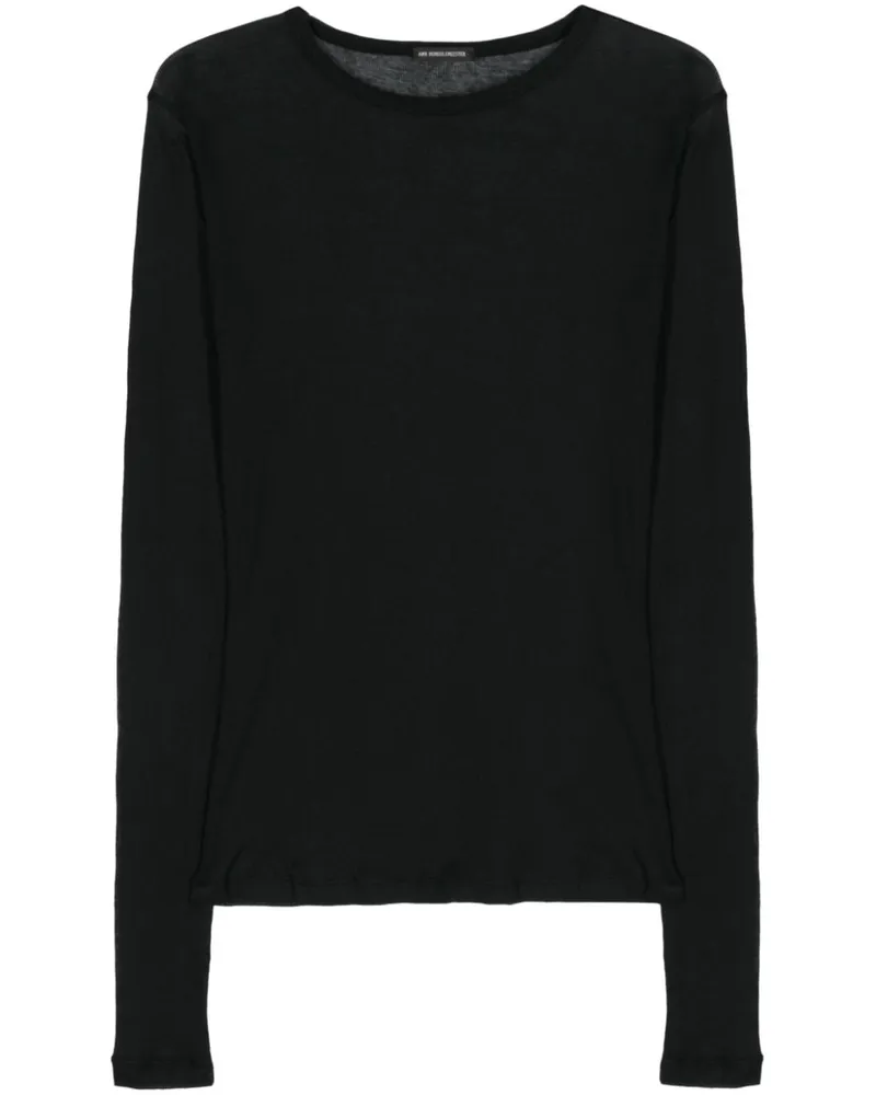 Ann Demeulemeester Fiene T-Shirt Schwarz