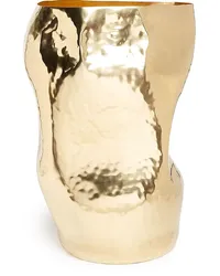 Tom Dixon Gehämmerte 'Bash' Vase Gold