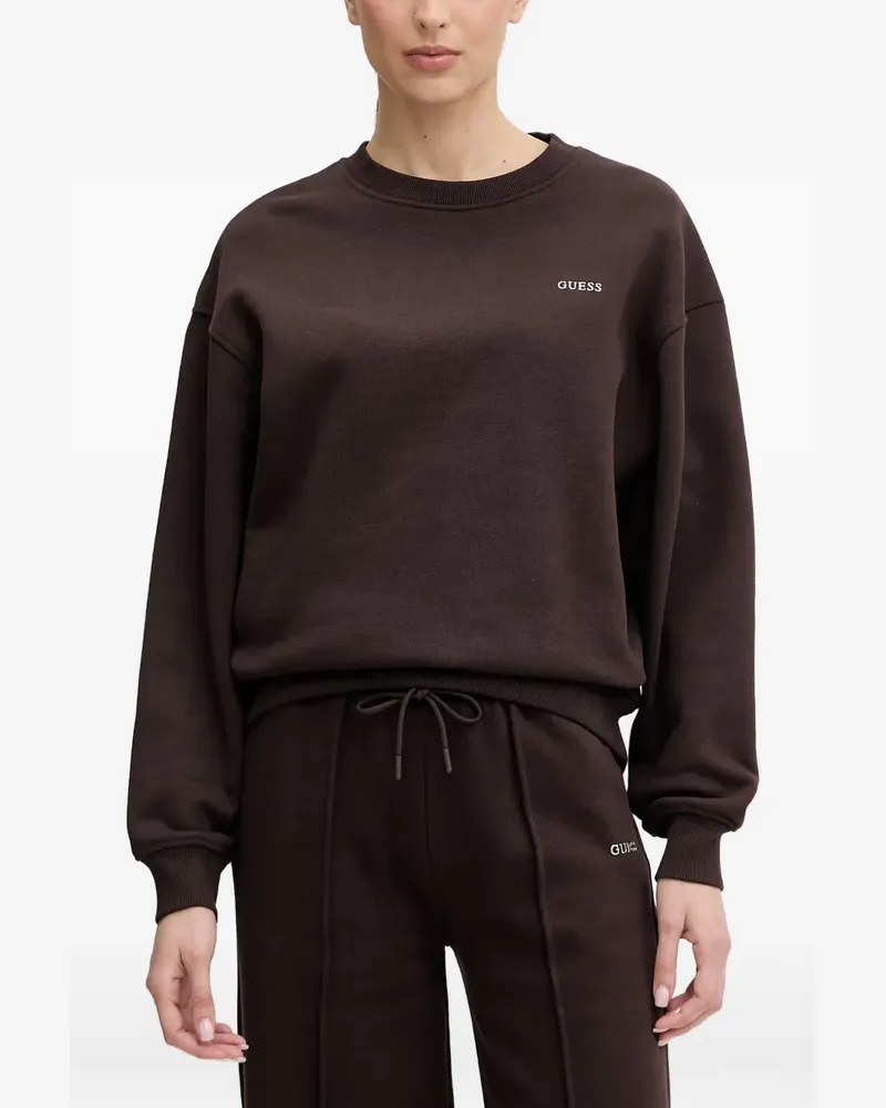 Guess Nat Sweatshirt mit überschnittenen Schultern - Braun Braun