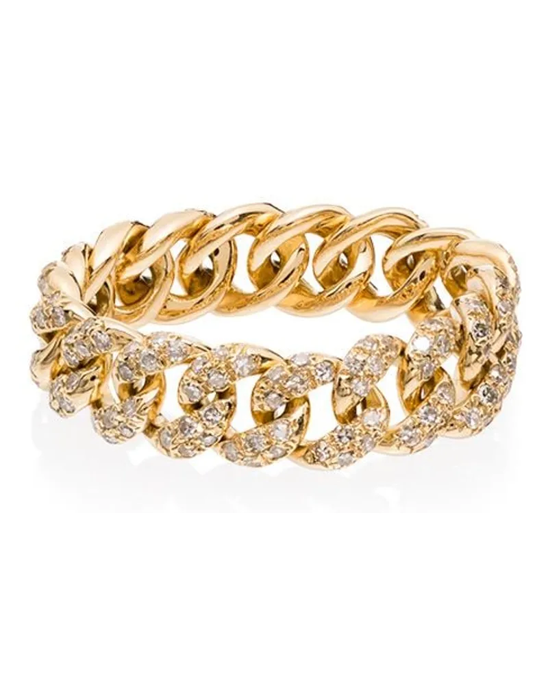 SHAY 18kt Gelbgoldring mit Diamanten Gold